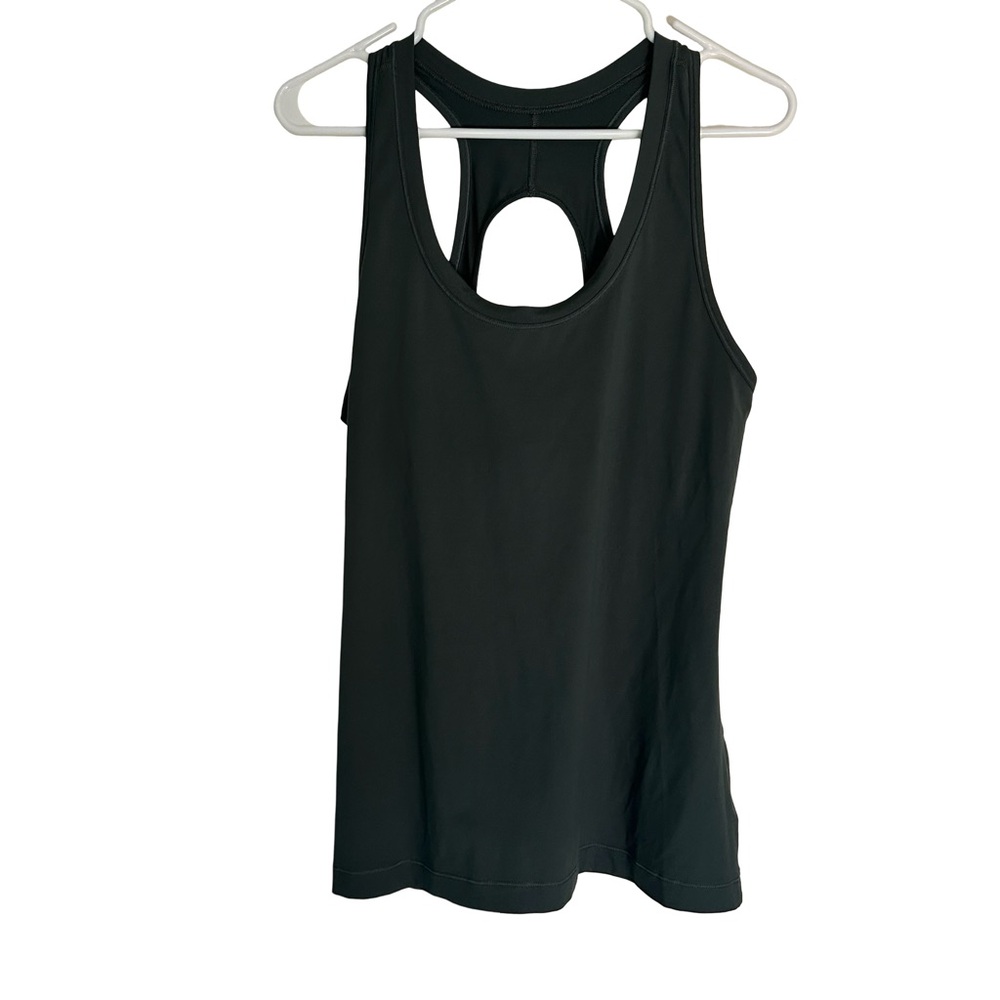 Athleta Grey Racerback Tank Top